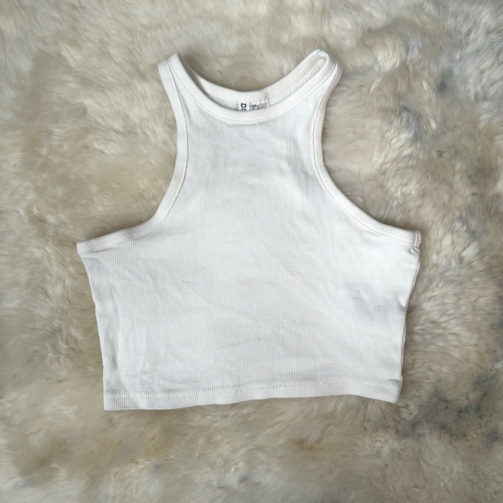 H&M Ribbed Crop Top Size Small